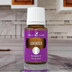 Young Living Lavender Essential Oil — Purple Bottle Label